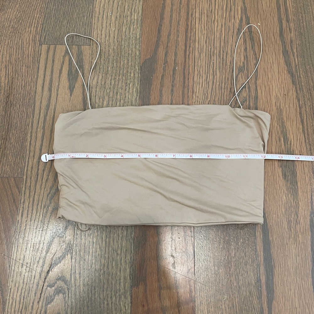 Meshki Tan Crop Top